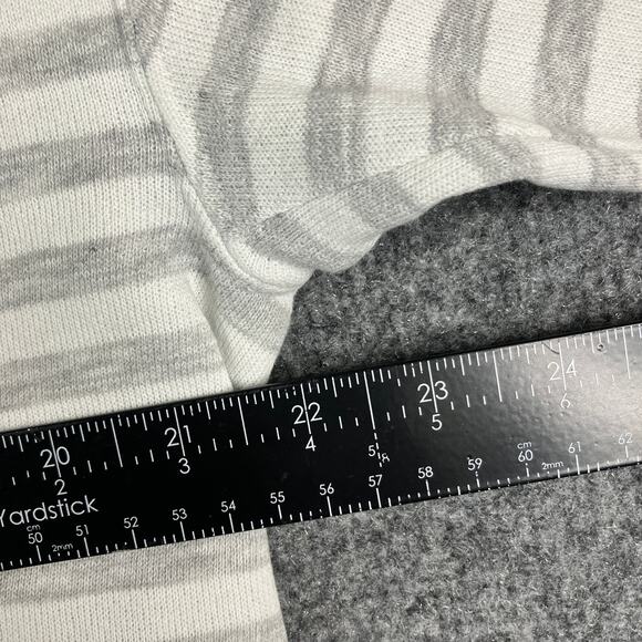 Velva Sheen Sweatshirt Mens XL Gray Striped Tan-Tar-A Resort Graphic Vintage - Picture 5 of 10